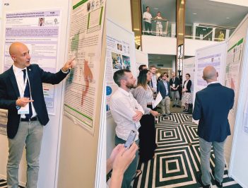 This image shows posters being presented at iADH2022